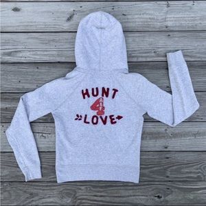 Abercrombie and Fitch Hunt 4 Love Women's Hoodie Size
Medium Gray